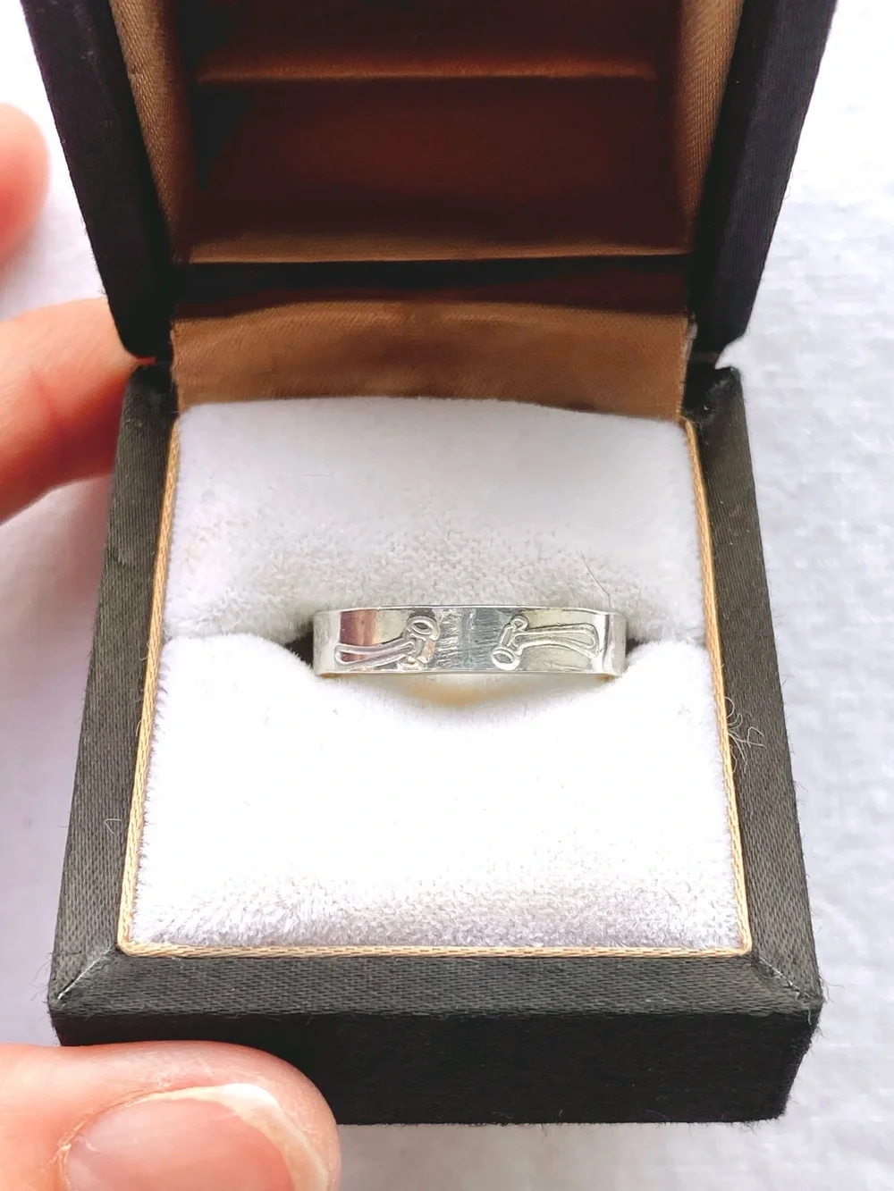 Artisan-Made Modern Sterling ring Size 6.5